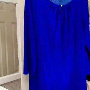 Quarter sleeve polka dot